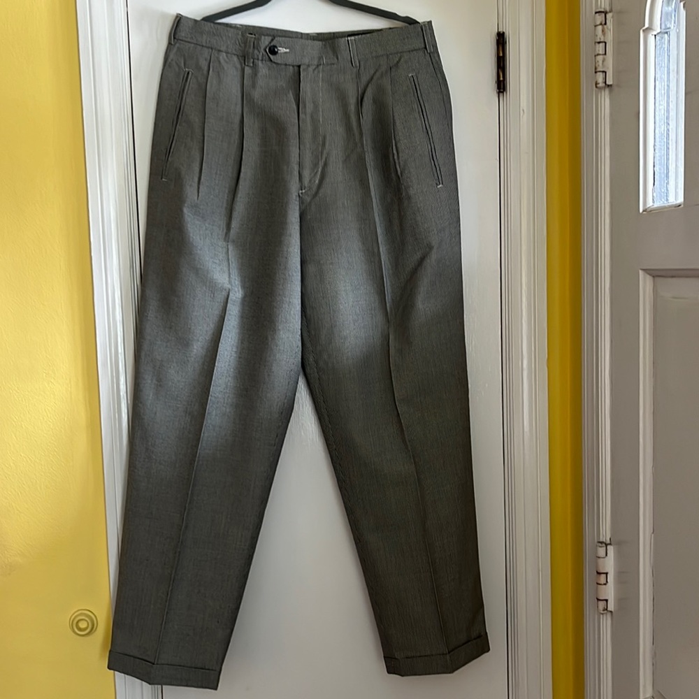 Houndstooth plaid pants 34x30